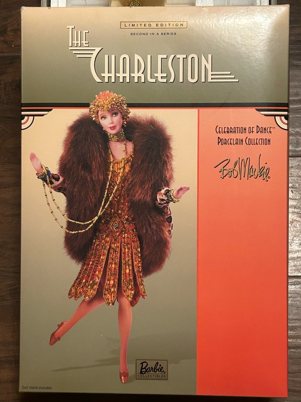 Barbie The Charleston Porcelain Doll - Cream & Black🤎🧡